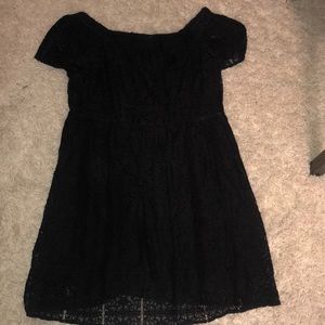 CUTE OFF SHOULDER LACE DRESS